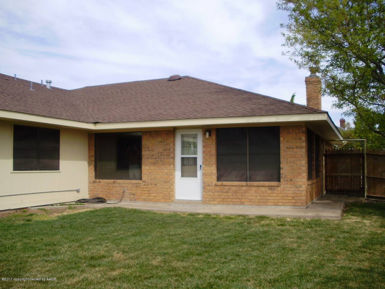 8701 Circle Drive Amarillo, TX 79110 - Photo 14 of 19 Rear View of House