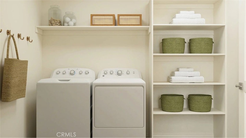 1707 Eagle Road Rialto, CA 92376 - Photo 15 of 18 a utility room with dryer and washer