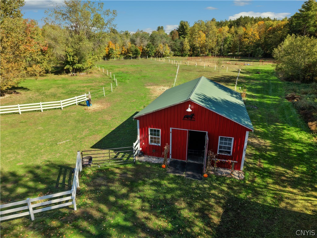 8722 Elpis Road Vienna, NY 13316 - Photo 3 of 49 Ariel View Stall Barn