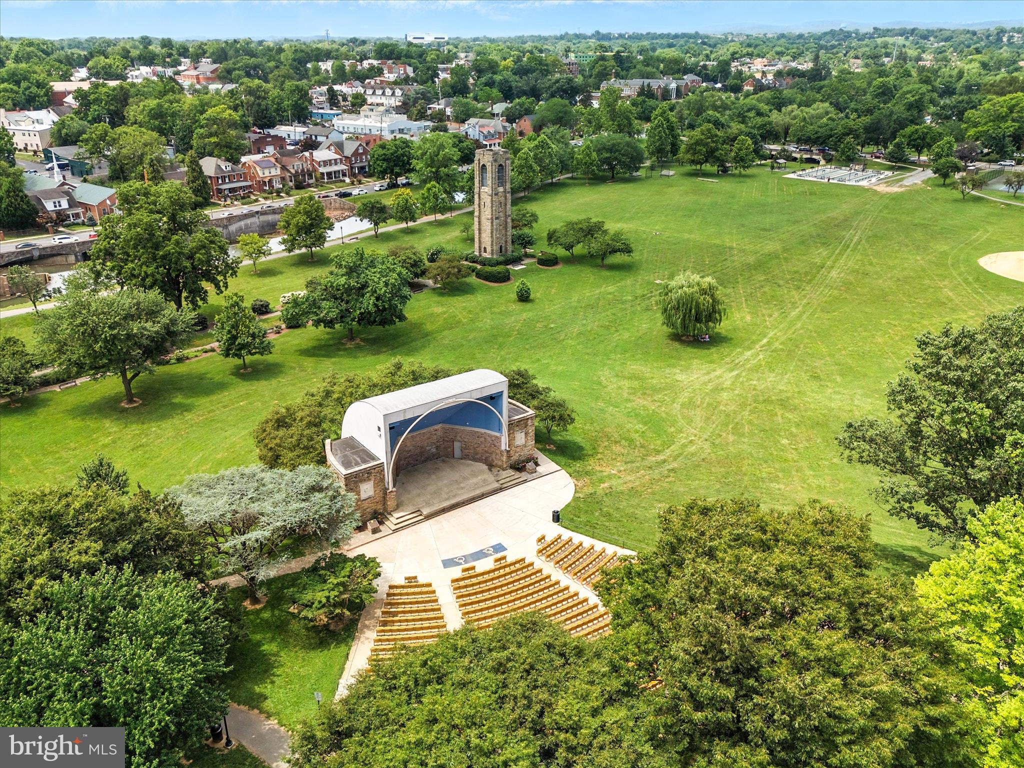 205 East 4th Street Frederick, MD 21701 - Photo 32 of 38 a view of a garden with lawn chairs