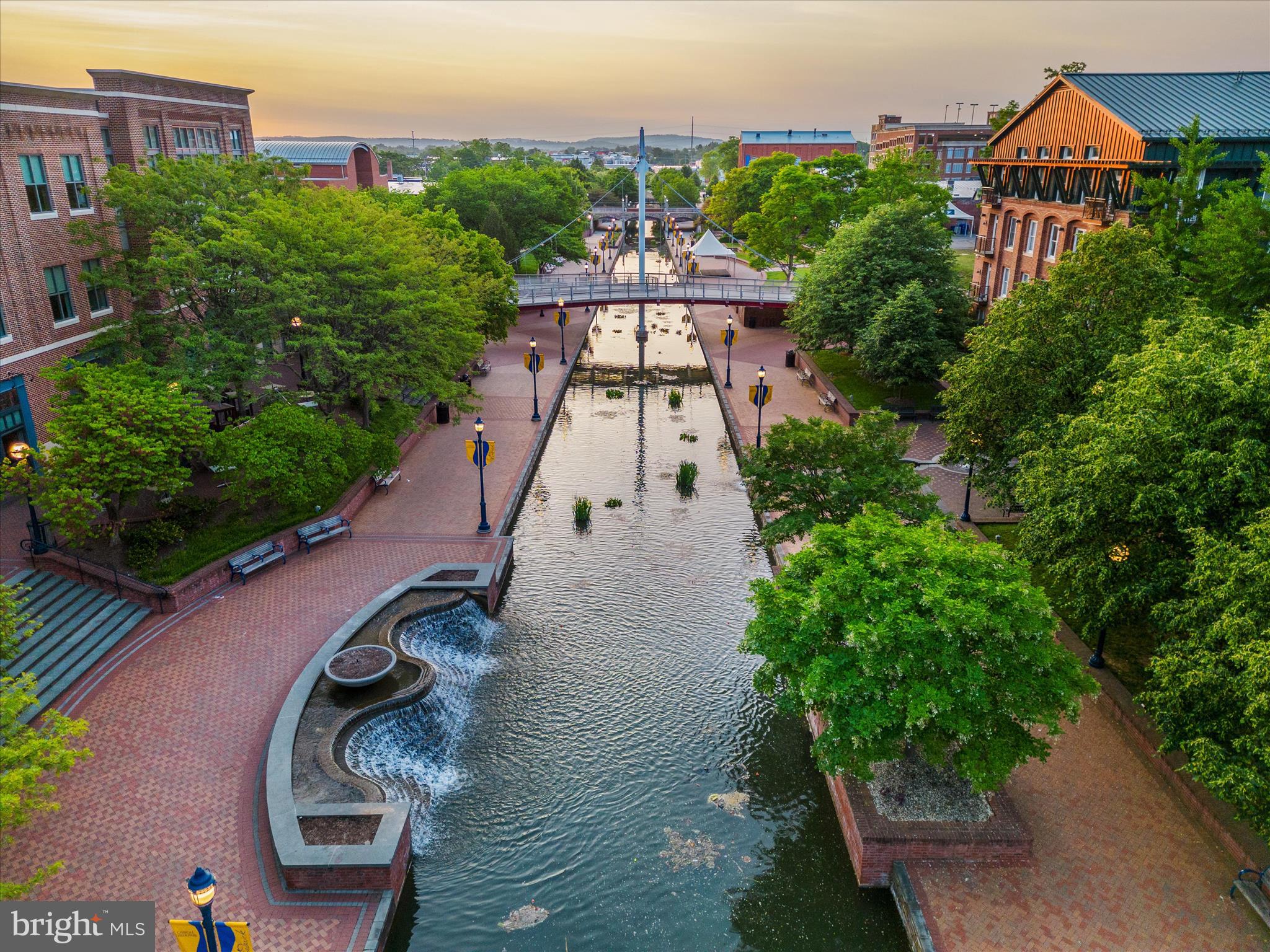 205 East 4th Street Frederick, MD 21701 - Photo 35 of 38 an aerial view of a house with garden space and street view