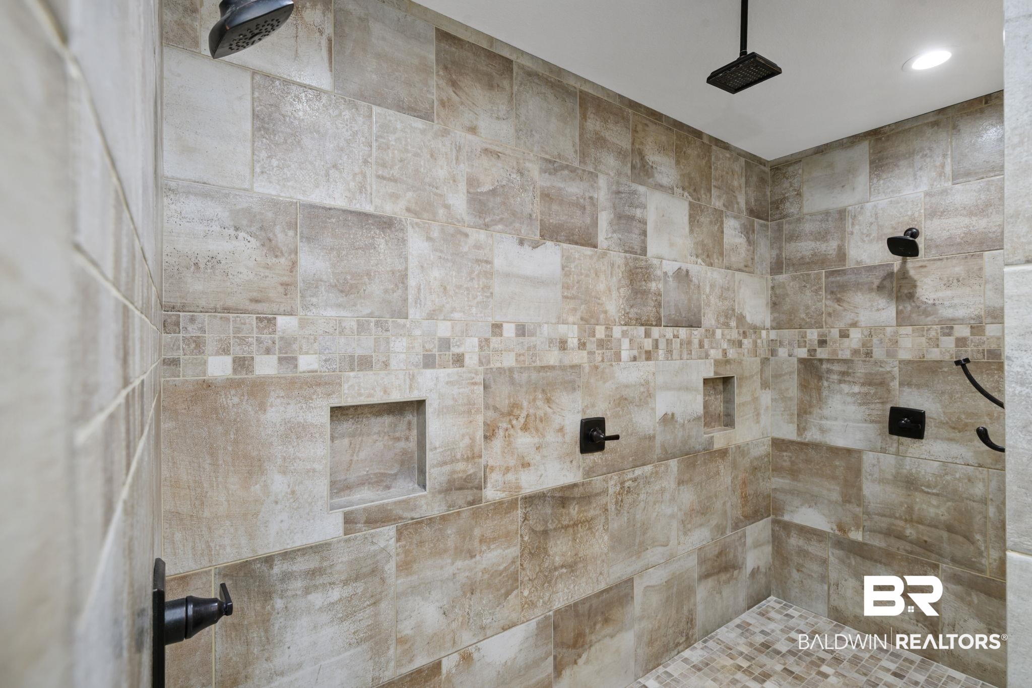 52579 Stockton Cemetery Road Stockton, AL 36507 - Photo 40 of 66 Bathroom featuring a tile shower and recessed lighting
