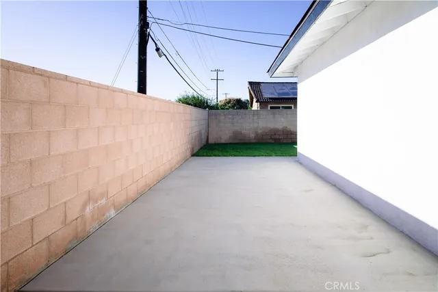 a view of an house with backyard space