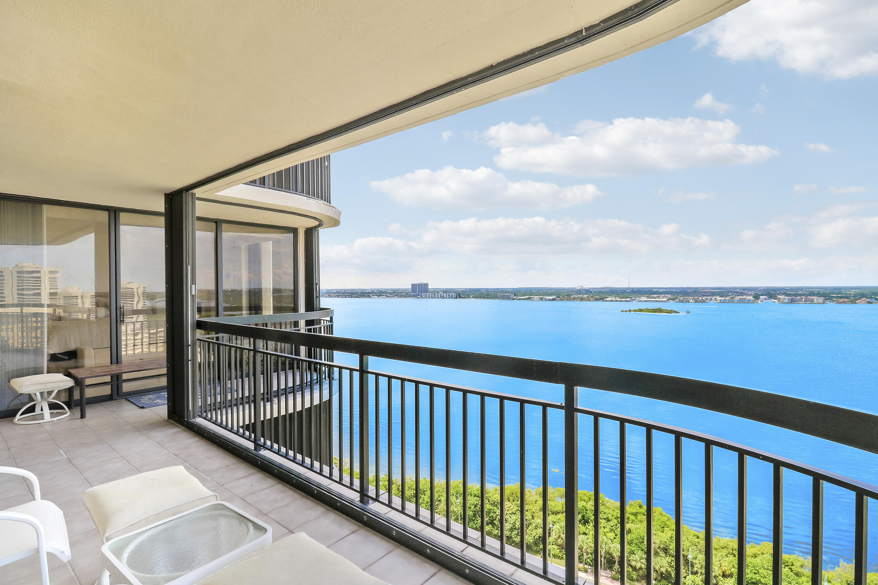 5380 North Ocean Drive, Unit 22J Riviera Beach, FL 33404 - Photo 46 of 53 a balcony with view of city from balcony