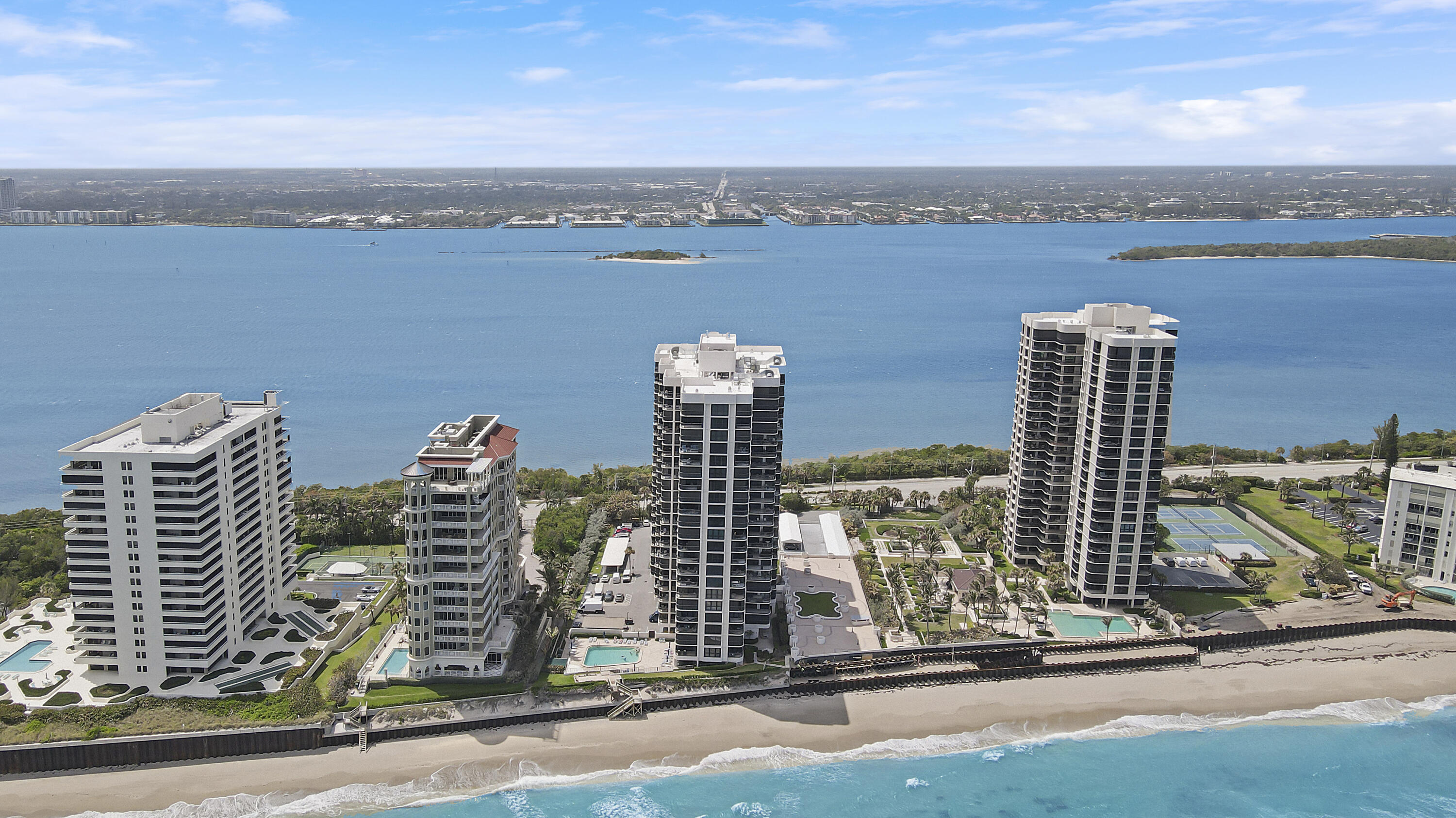 5380 North Ocean Drive, Unit 22J Riviera Beach, FL 33404 - Photo 53 of 53 a view of a terrace with sitting space and city view