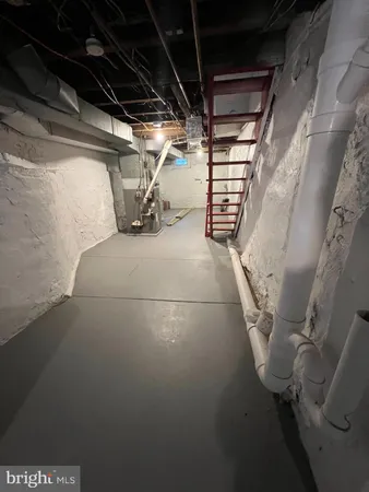 a view of storage and utility room