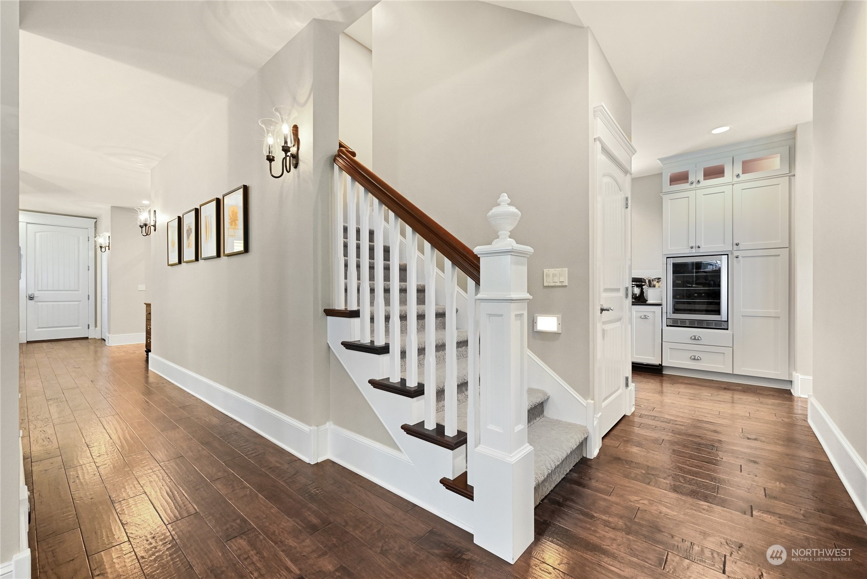 2015 Eldridge Avenue Bellingham, WA 98225 - Photo 25 of 40 a view of entryway and hall with wooden floor