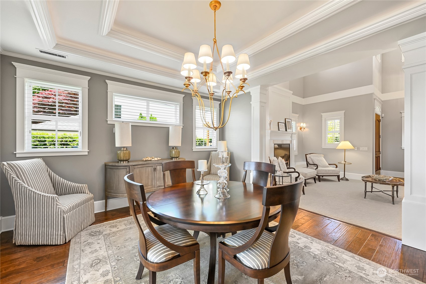 2015 Eldridge Avenue Bellingham, WA 98225 - Photo 9 of 40 a view of a dining room with furniture window and wooden floor