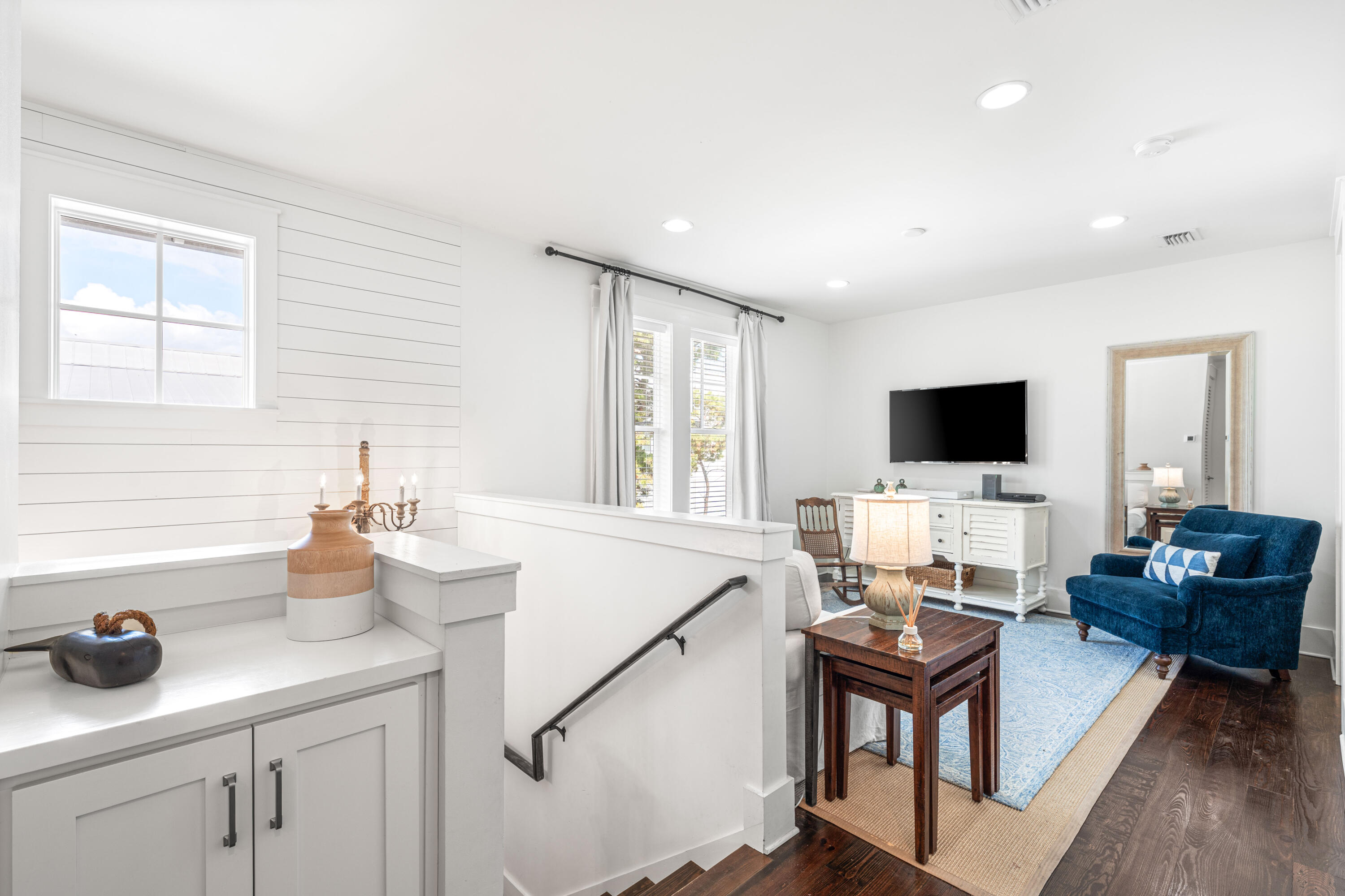 8 Hiker Street Santa Rosa Beach, FL 32459 - Photo 20 of 41 a living room with furniture and flat screen tv
