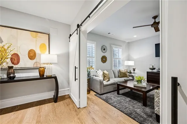 a aerial view of a house