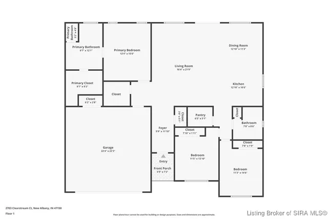 $389,000 | 2703 Clearstream Court, New Albany, IN 47150
