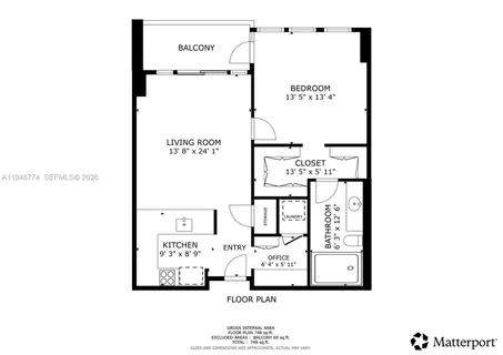 $529,000 | 3301 Northeast 1st Avenue, Unit H0805, Miami, FL 33137