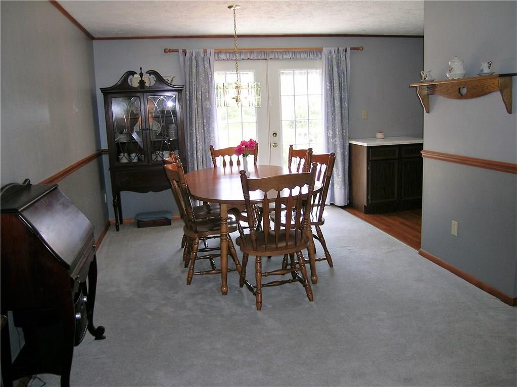 363 Partridge Run Road Gibsonia, PA 15044 - Photo 5 of 25 Large Dining Room area with updated French Doors leading to deck and rear yard!