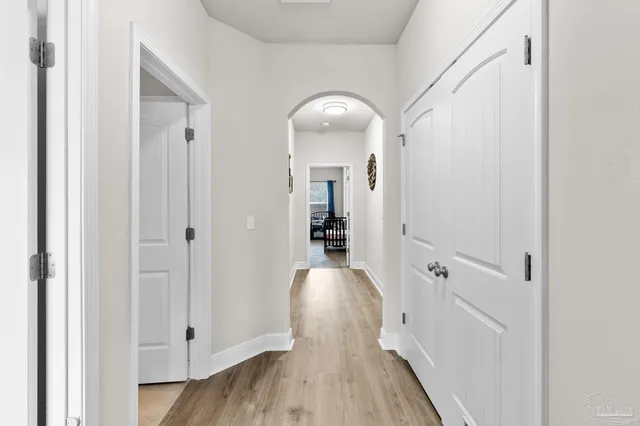 wooden floor in a gallery