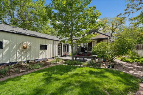 a view of a back yard
