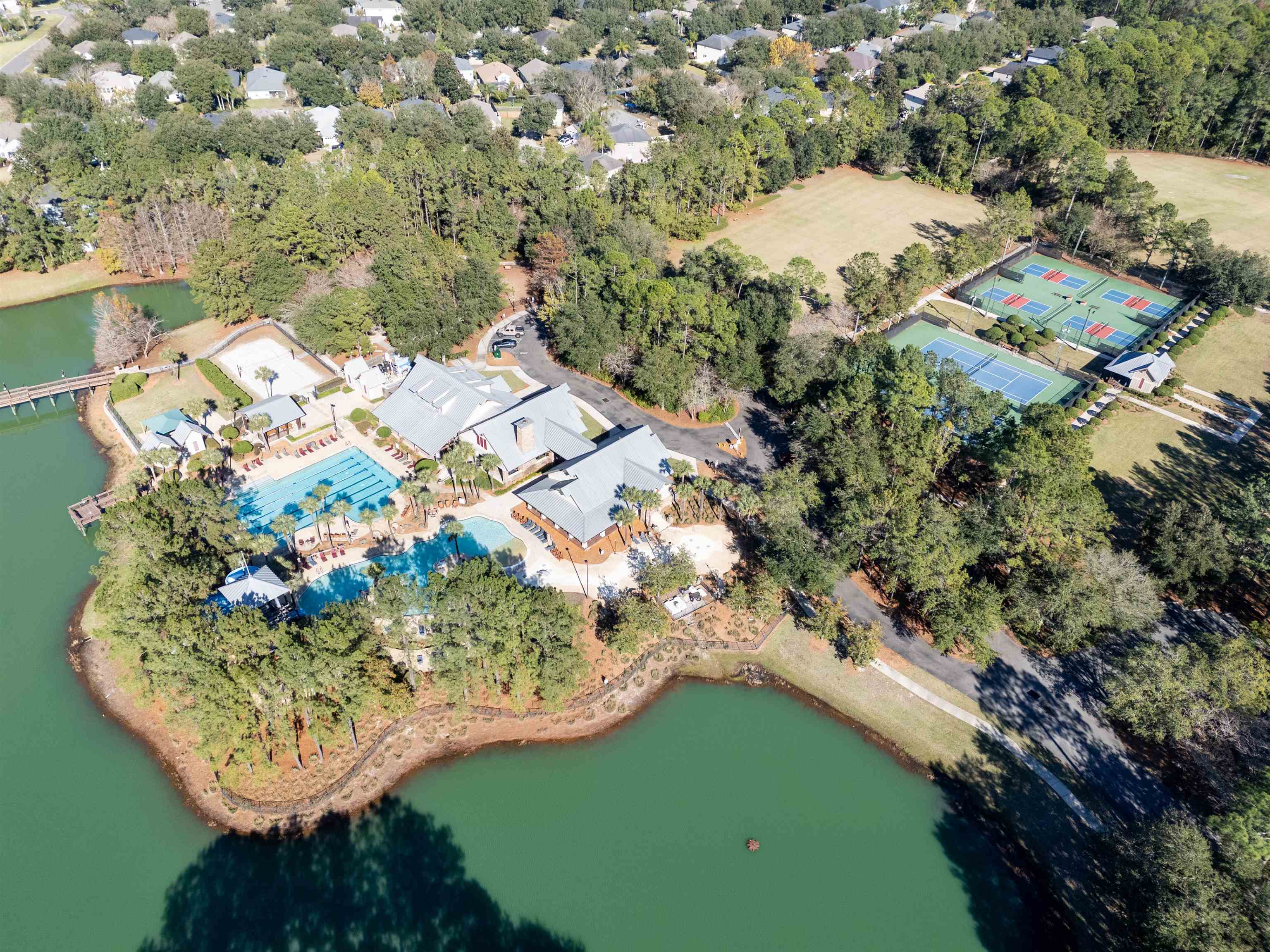 1236 Splendid Ravine Street St. Augustine, FL 32092 - Photo 46 of 47 an aerial view of a residential houses with outdoor space