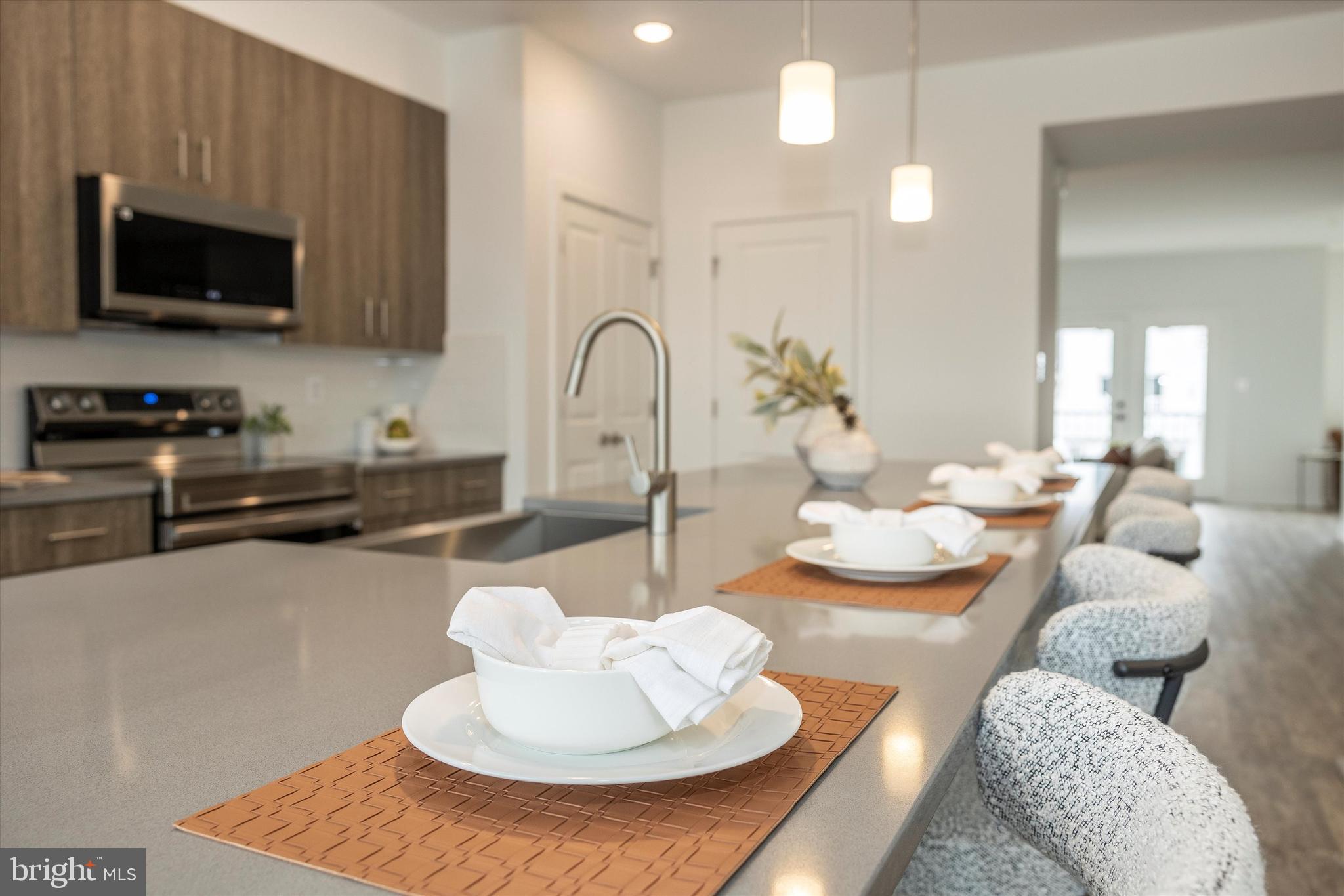 709 Iron Frg Road, Unit B Frederick, MD 21702 - Photo 9 of 32 a living room with furniture and a flat screen tv