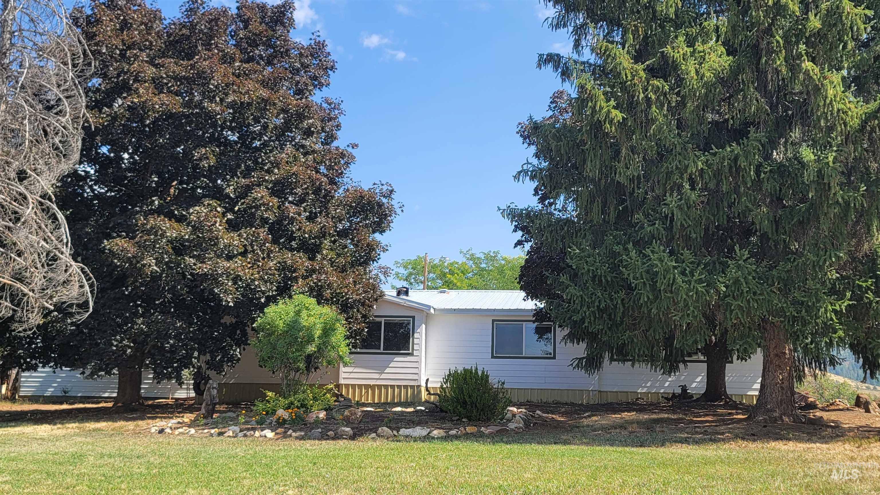 2122 Highway 95 Council, ID 83612 - Photo 5 of 31 View of front facade featuring a front lawn and a metal roof