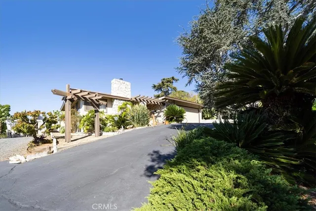 a street view with garden