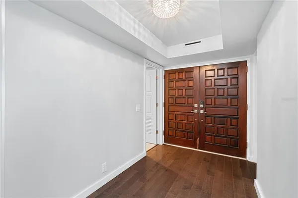 wooden floor in an empty room