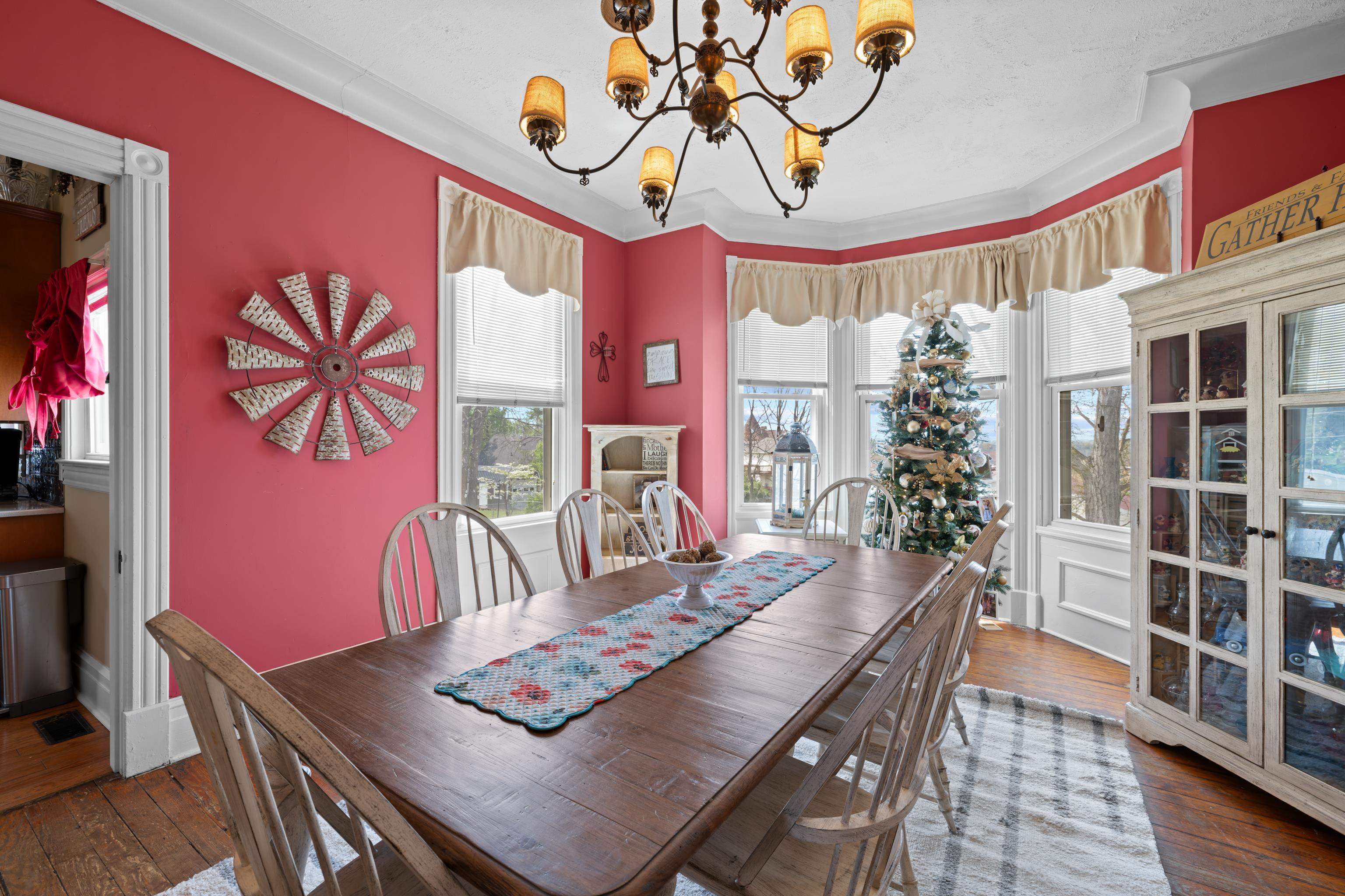 1224 4th Street Waynesboro, VA 22980 - Photo 19 of 75 a view of a dining room with furniture and a chandelier