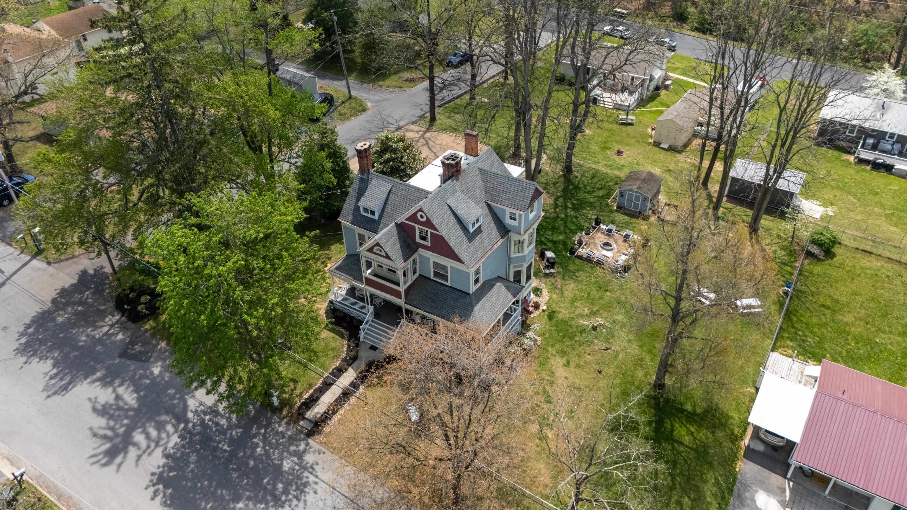 1224 4th Street Waynesboro, VA 22980 - Photo 69 of 75 an aerial view of a house with garden space and street view
