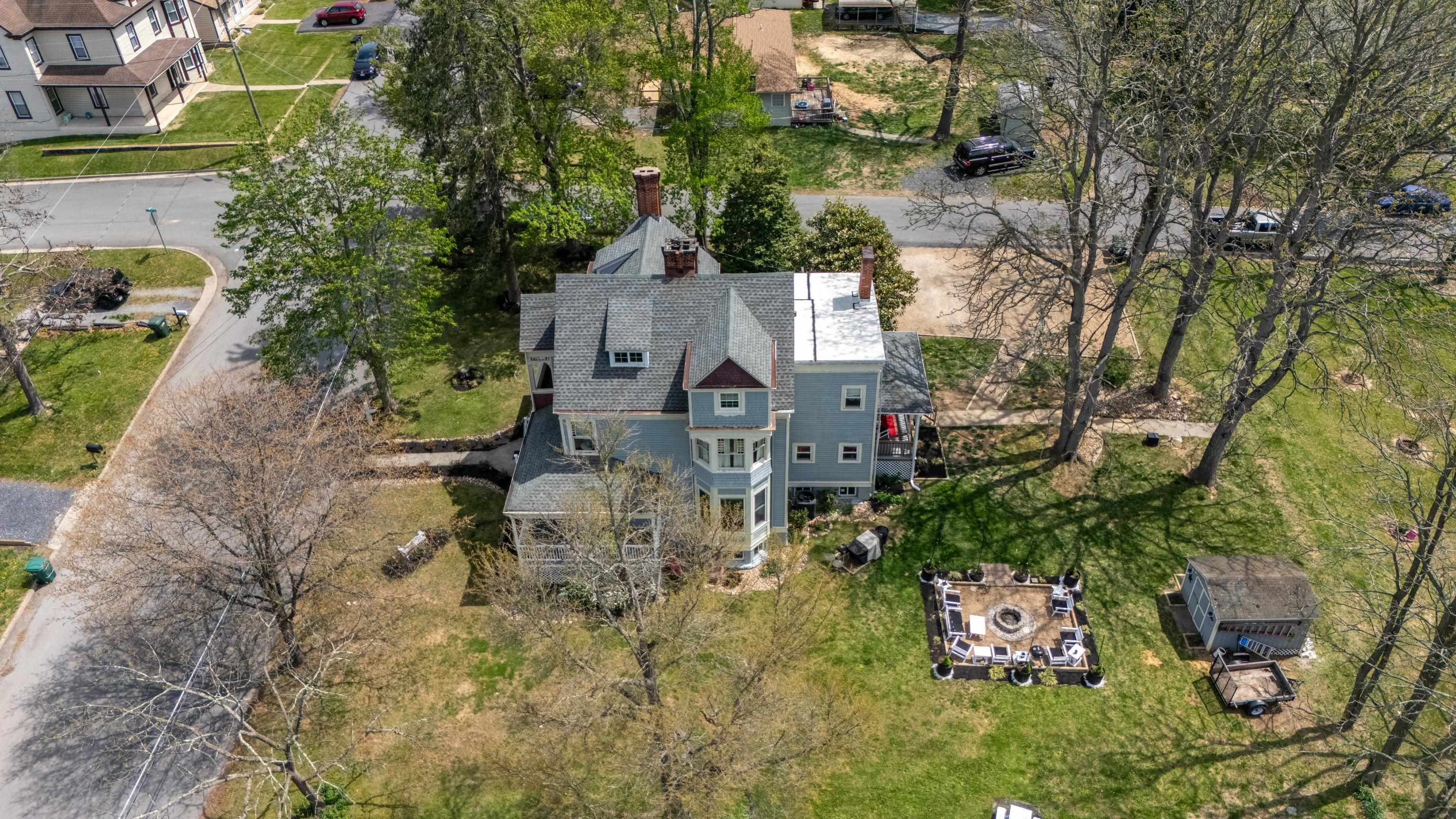 1224 4th Street Waynesboro, VA 22980 - Photo 70 of 75 an aerial view of a house with garden space and street view
