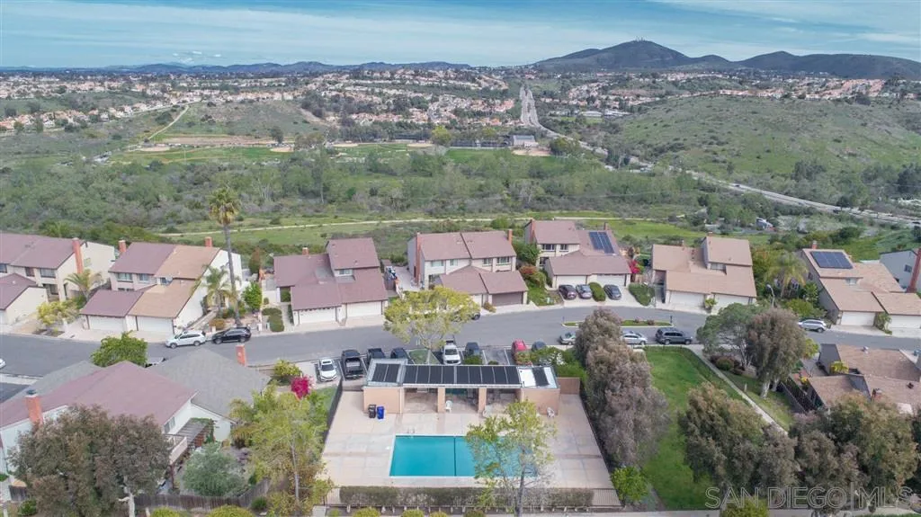 8803 Capcano Road San Diego, CA 92126 - Photo 24 of 24 an aerial view of a house with a garden