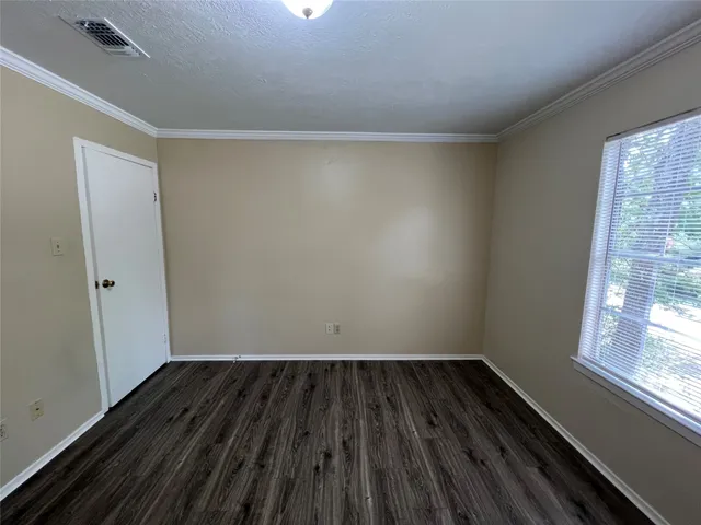 a view of wooden floor in a room