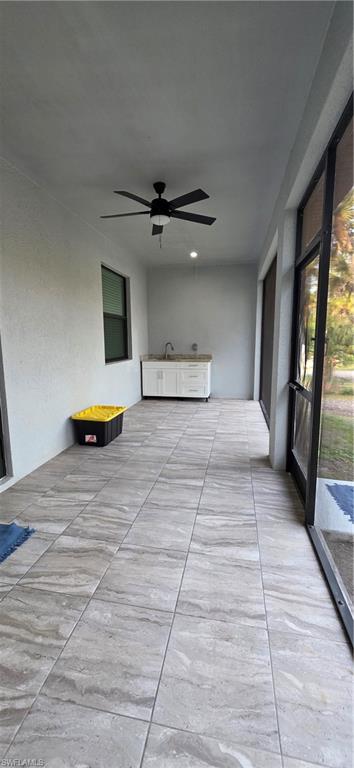 598 2nd Street Southeast Naples, FL 34117 - Photo 38 of 40 View of unfurnished sunroom