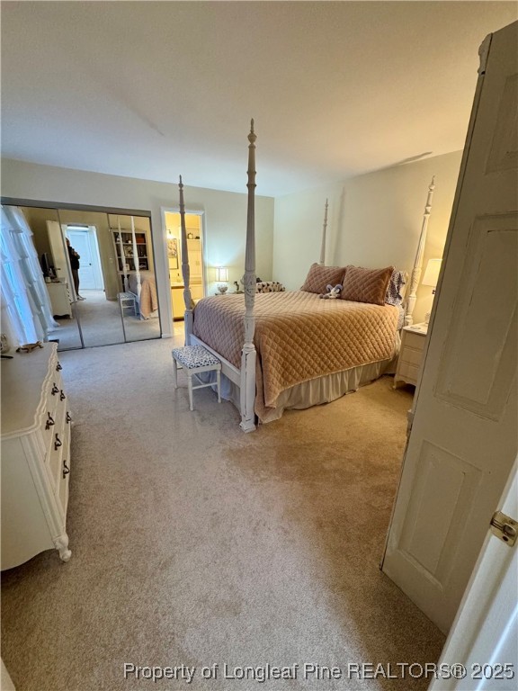 165 Springberry Lane, Unit 165 Chapel Hill, NC 27517 - Photo 18 of 41 a bedroom with a bed and wooden floor