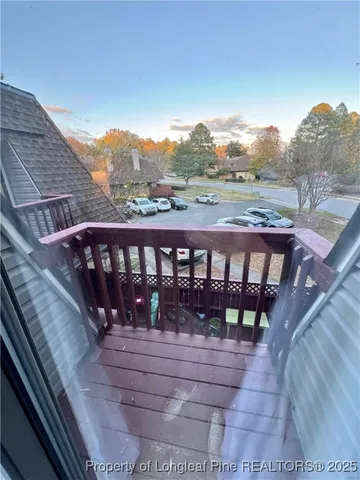 a view of a roof deck