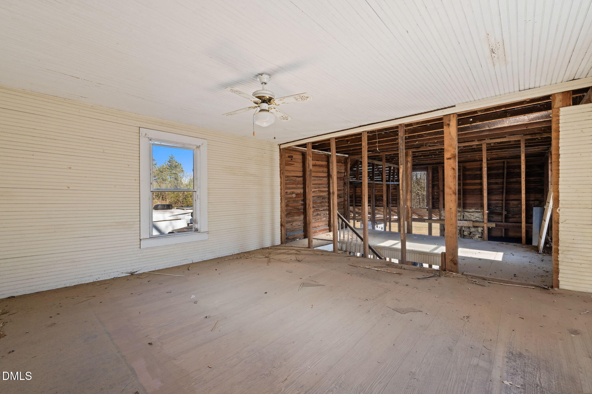 2822 Little River Church Road Hurdle Mills, NC 27541 - Photo 16 of 26 a view of an empty room with a window