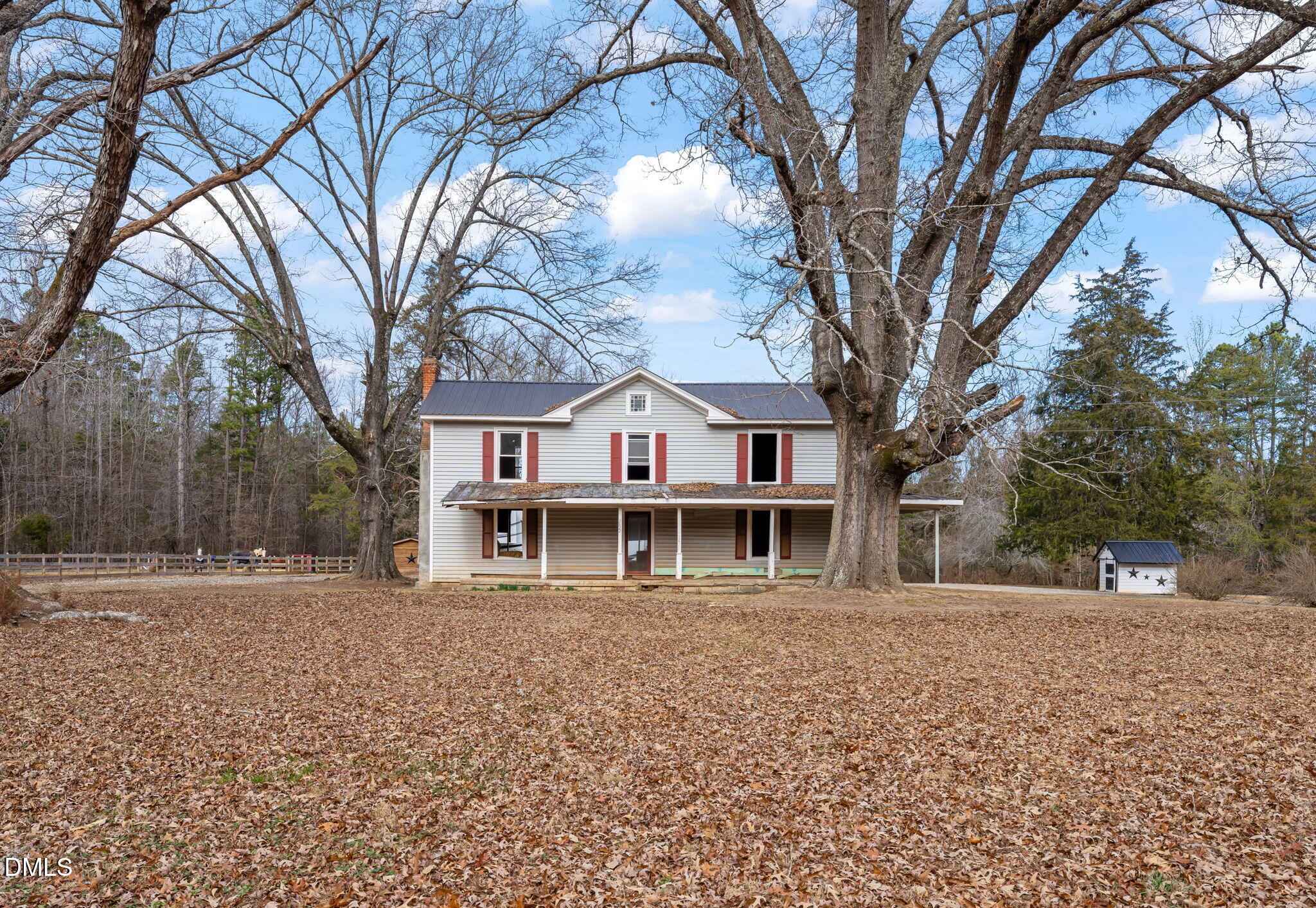 2822 Little River Church Road Hurdle Mills, NC 27541 - Photo 7 of 26 a front view of a house with a yard