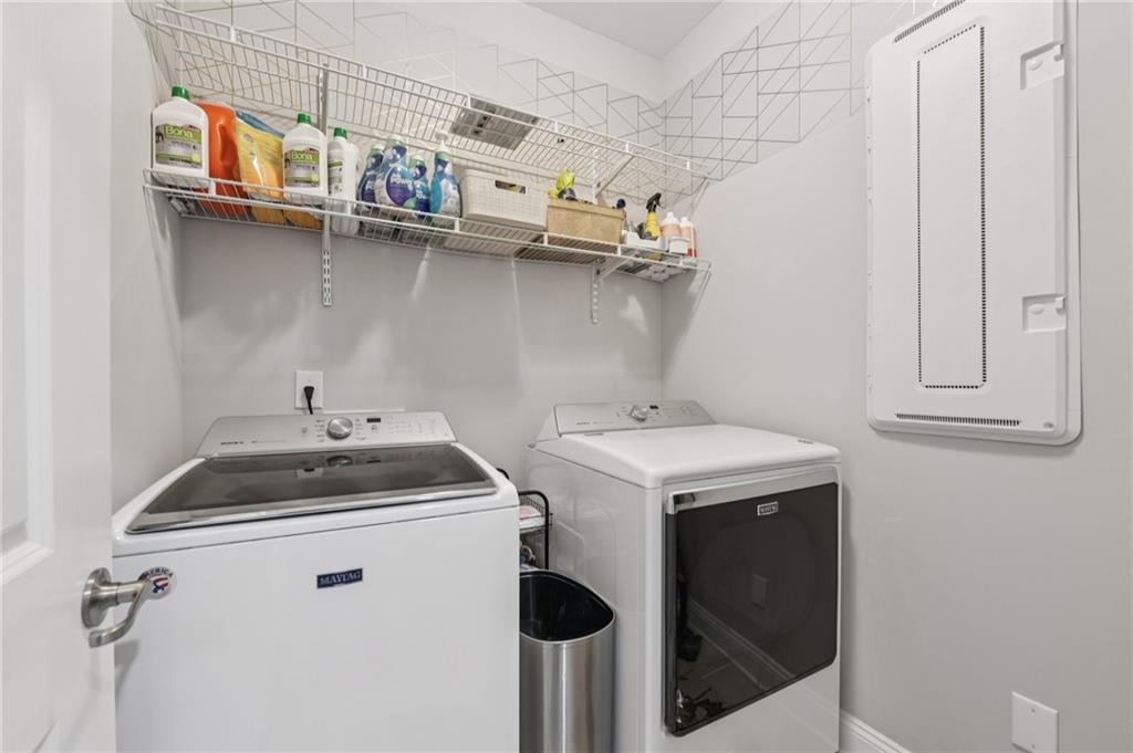 567 Barlow Place Grayson, GA 30017 - Photo 27 of 65 a utility room with dryer and washer