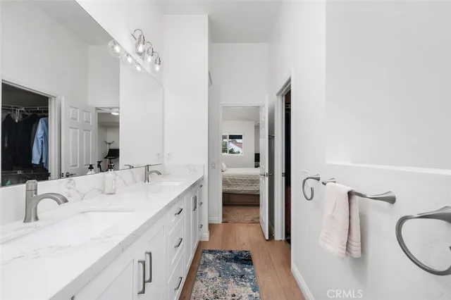 a view of a walk in closet