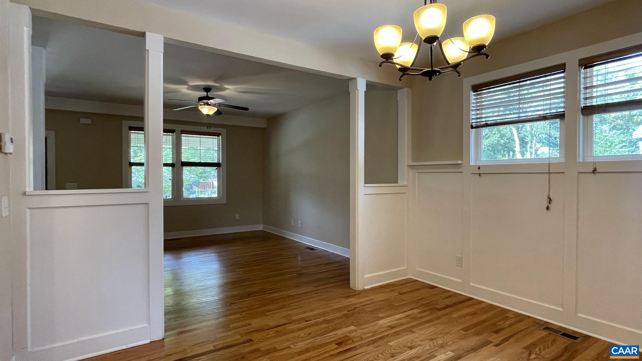 200 Harris Road Charlottesville, VA 22903 - Photo 9 of 28 wooden floor in an empty room with a window