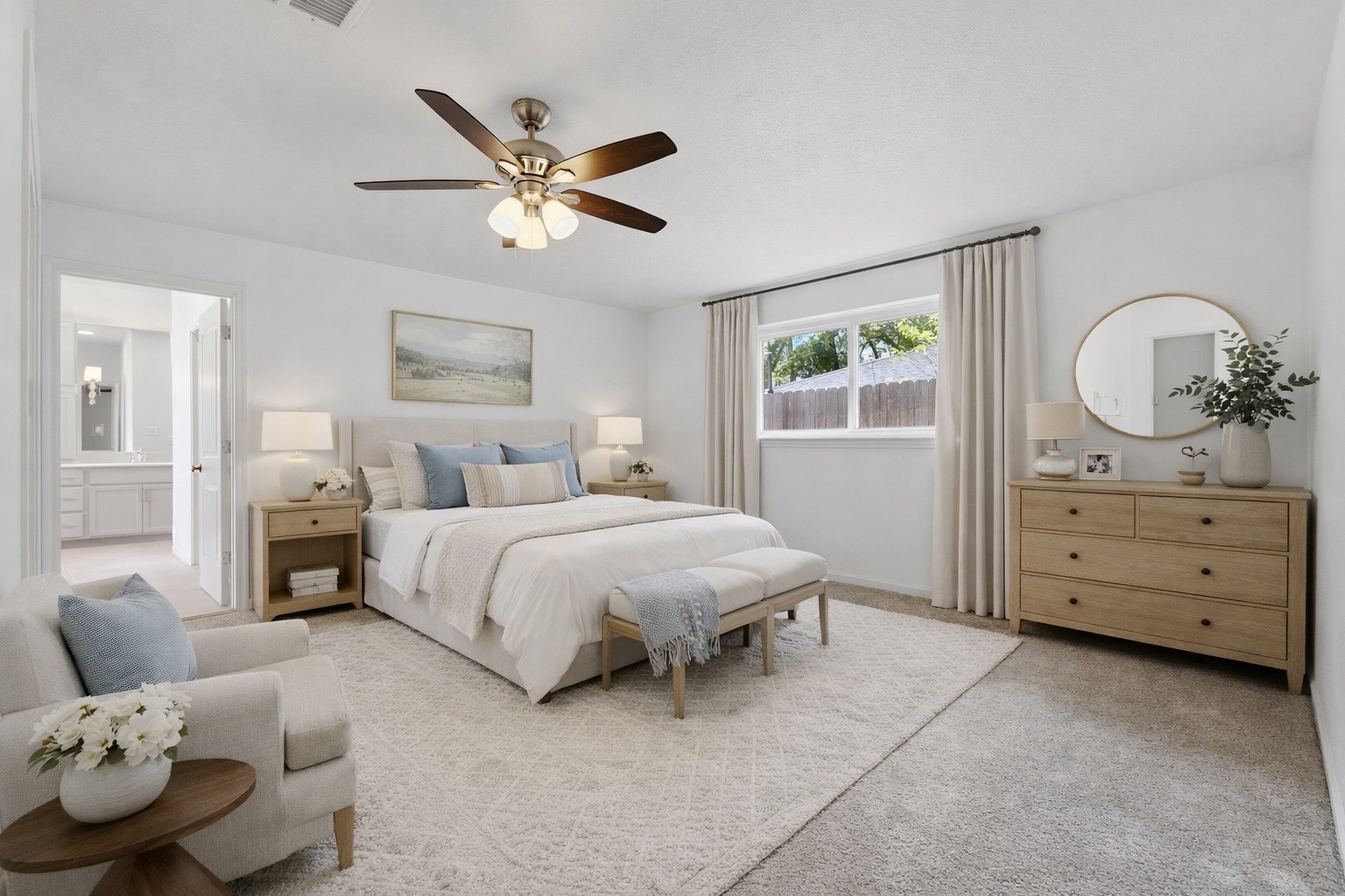 24714 Hunters Hollow Drive Spring, TX 77380 - Photo 19 of 39 Primary bedroom is surprisingly spacious and has THREE closets AND an added room which would make for an incredible nursery, library, office or fitness space.