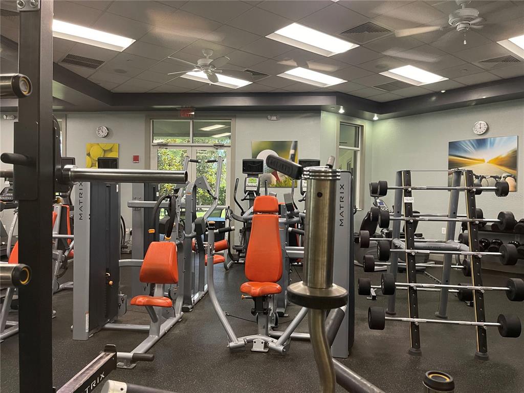 3434 Sagebrush Street Harmony, FL 34773 - Photo 19 of 21 a view of a room with gym equipment