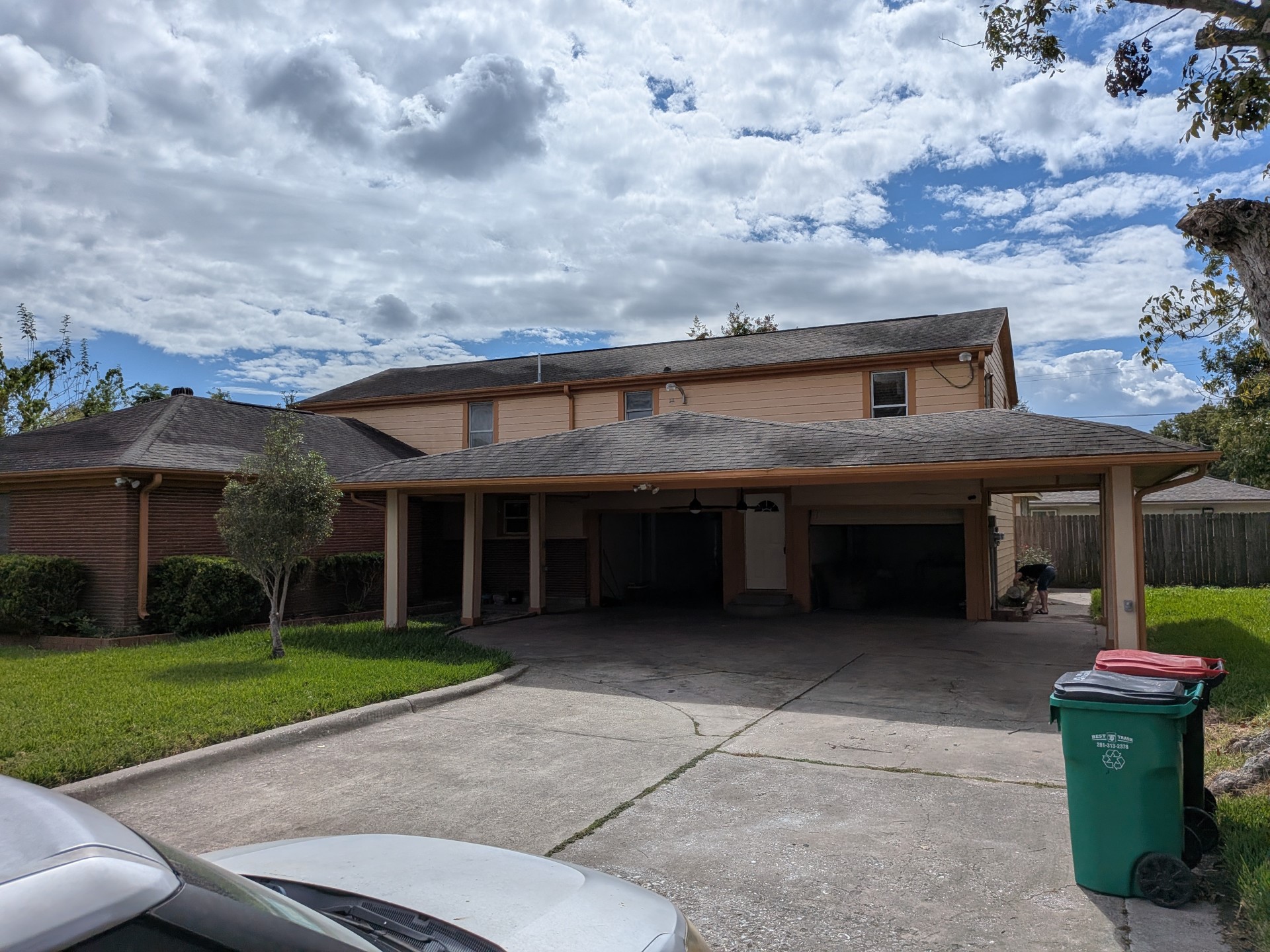 807 Ruth Street Baytown, TX 77520 - Photo 2 of 36 a backyard of a house with yard table and chairs