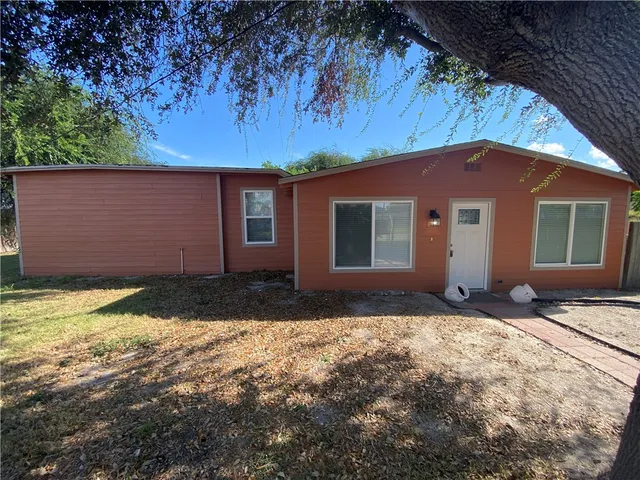 a backyard of a house