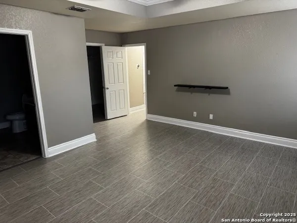 wooden floor in an empty room