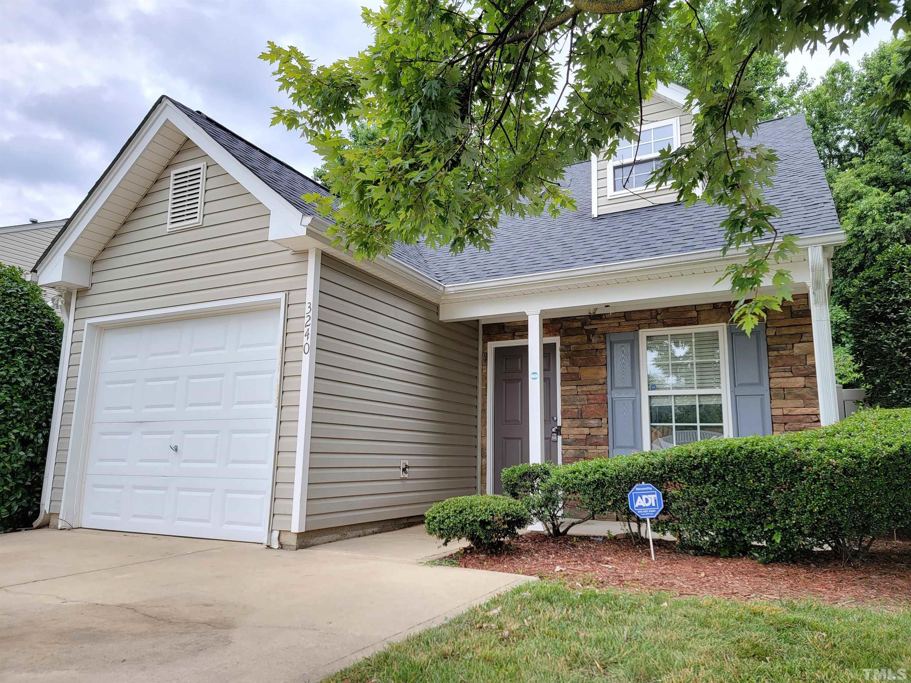 3240 Marcony Way Raleigh, NC 27610 - Photo 2 of 31 a view of a house with a yard and plants