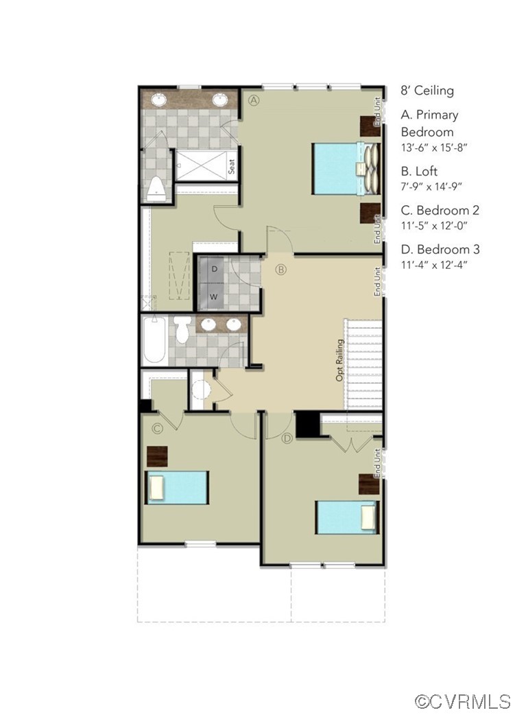 12830 Deep Wl Road Midlothian, VA 23112 - Photo 22 of 50 a picture of a floor plan