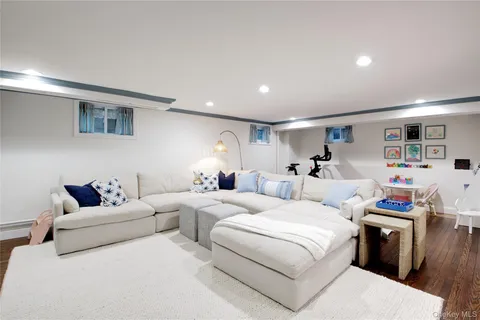 a bed room with bed and a couch