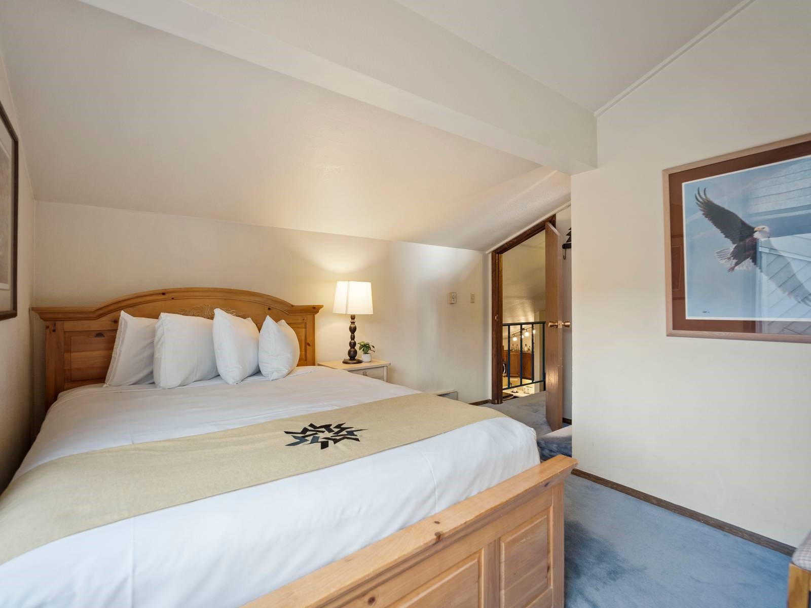 1937 Soda Ridge Road, Unit 1139 Keystone, CO 80435 - Photo 17 of 32 Bedroom featuring lofted ceiling and carpet