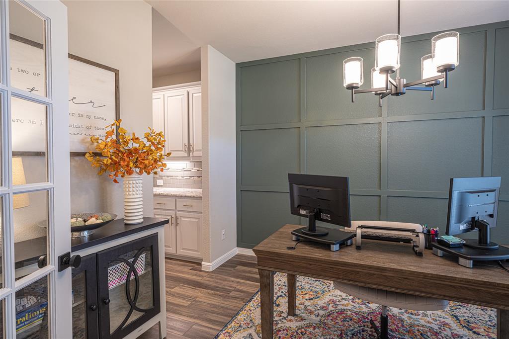 2404 Blackrail Court Argyle, TX 76226 - Photo 5 of 40 a view of a workspace with furniture
