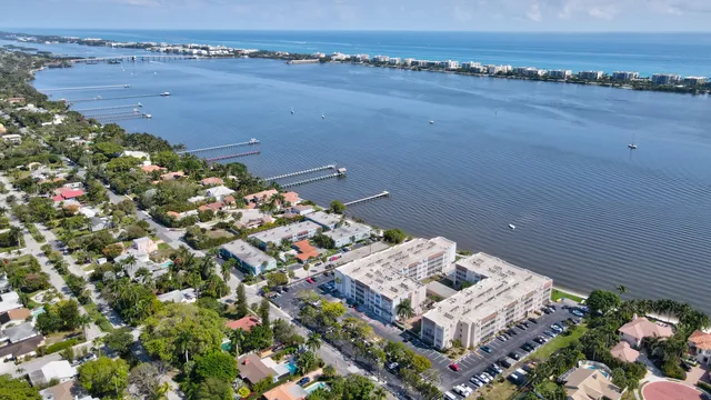 a view of a city with tall buildings