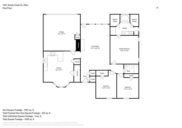 $2,325 | 1321 Sandy Creek Drive, Allen, TX 75002