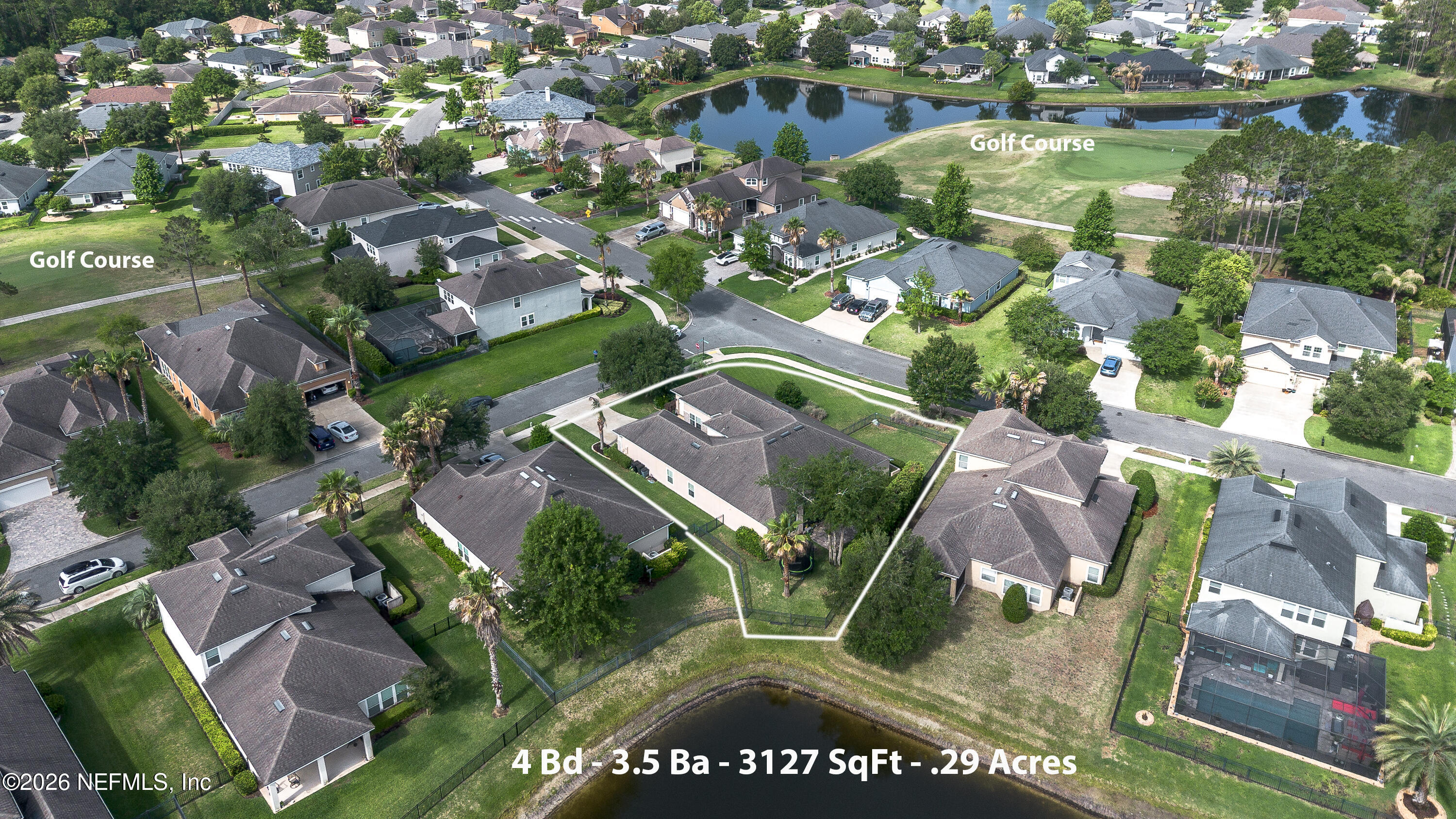 4616 Golf Brook Road Orange Park, FL 32065 - Photo 43 of 55 Ext Lot Rear